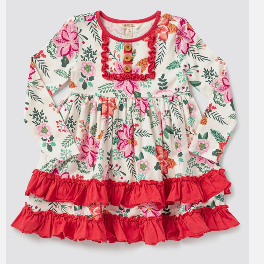 Matilda Jane wonderment talk about floral holiday dress set
